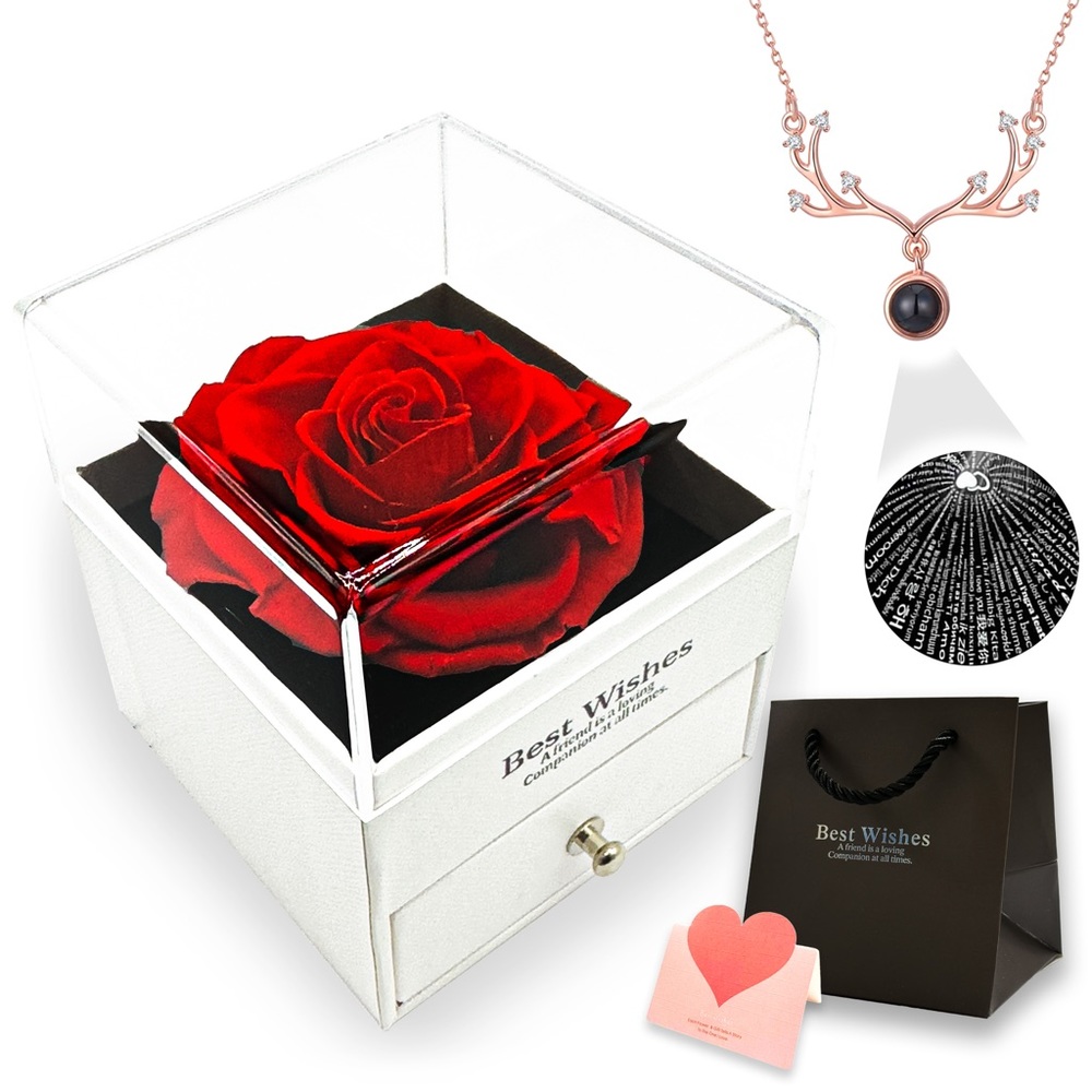COPY - Real Rose Flower,gift for woman Valentine's Day Wedding Anniversary, jew…